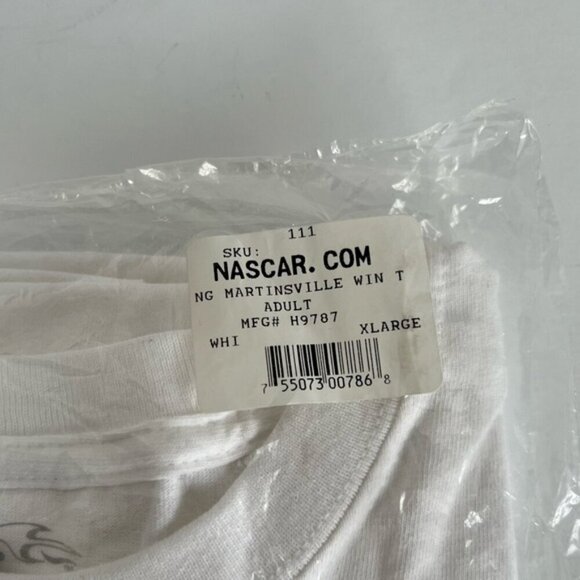 Noah Gragson, Men's JR Motorsports T-Shirt - White. Size: XL. NWT. (1693) - Picture 5 of 9